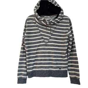 O'Neill Pullover Long Sleeve Hoodie Men's Small, LIGHT GREY,‎ stripes